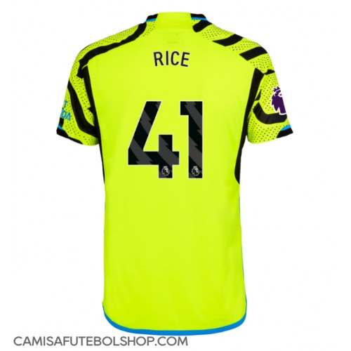 Camisa de time de futebol Arsenal Declan Rice #41 Replicas 2º Equipamento 2023-24 Manga Curta
